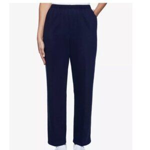 Alfred Dunner Women's Plus Size Pull-on Pants Size 24W Blue